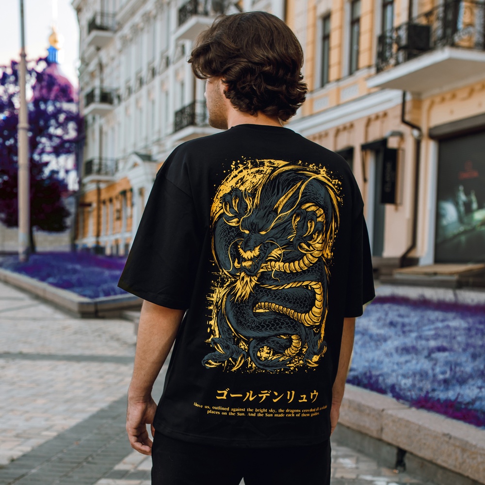 T-Shirt "Golden Ryu" Oversize