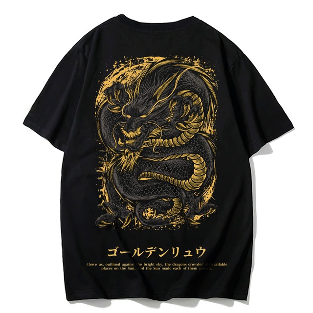T-Shirt "Golden Ryu" Oversize