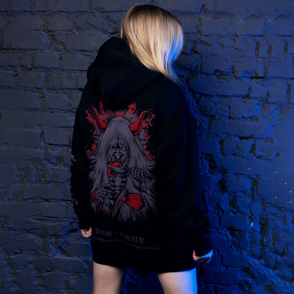 Hoodie "Shinigami" Oversize