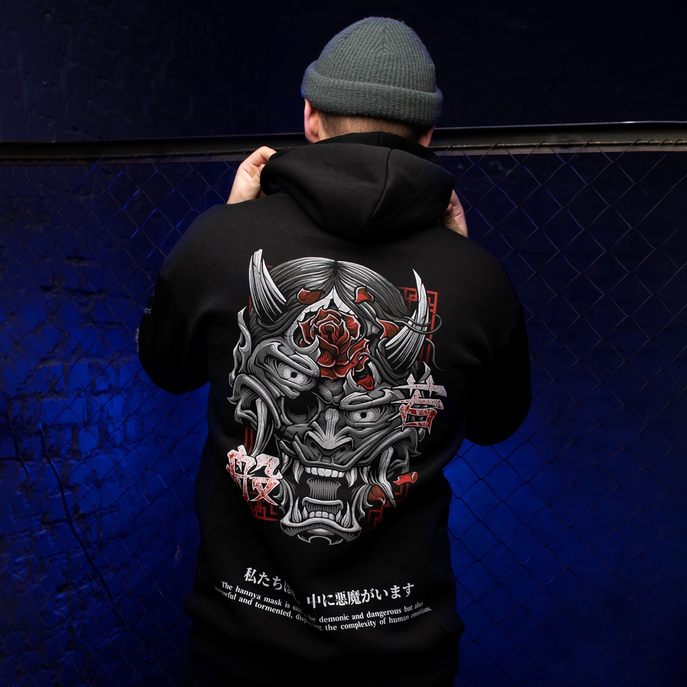 Hoodie "Hannya" Oversize